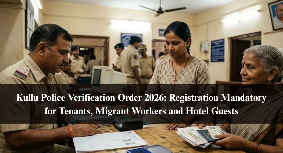 Kullu Police Verification Order 2026 Registration Mandatory for Tenants, Migrant Workers and Hotel Guests